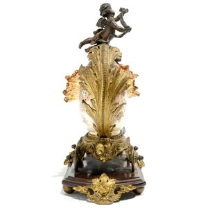 Een met brons gemonteerde Satsuma-stijl kom met putti, Fischer, Boedapest, 19e eeuw — foto 5