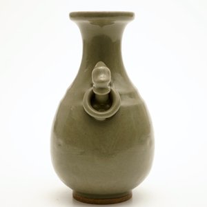 Een monochrome Chinese celadon vaas, 19e eeuw — foto 2