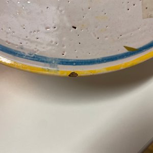 Een mythologische schotel in Franse majolica met 'Europa en de stier', Nevers, 1e helft 17e eeuw — foto 4