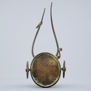 Een ongewone Chinese bronzen vaas op een basis met wielen en opspanning, late Ming to Qing Dynastie — foto 7