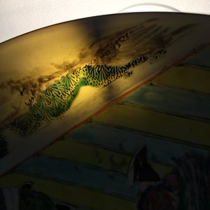Een ongewone Chinese famille rose schotel met "openlucht" decor, Yongzheng — foto 5