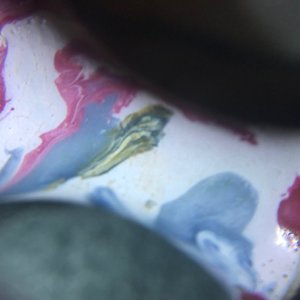 Een ongewone Chinese miniatuur faux-marbre vaas, 18e eeuw — foto 13
