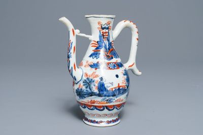 Een overgedecoreerde Chinese blauwwitte kan, Transitie periode