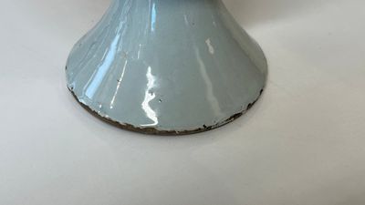 Een paar blauw-witte Engelse Delftware siroopkannen, wellicht Londen, vroeg 18e eeuw — foto 8