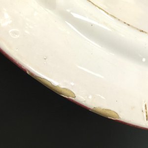 Een paar borden met portretten in Franse faïence, wellicht Les Islettes, 18/19e eeuw — foto 5