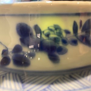 Een paar Chinese blauw-witte dekselvazen met vogels bij rotsen, Kangxi — foto 14
