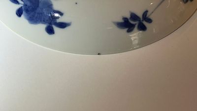 Een paar Chinese blauw-witte koppen en schotels, Chenghua merk, Kangxi — foto 4