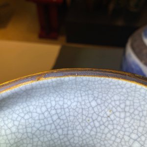 Een paar Chinese blauw-witte Nanking craquelé vazen, 19e eeuw — foto 8