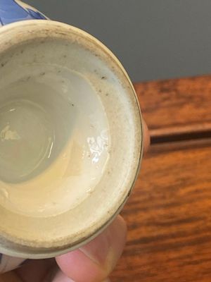 Een paar Chinese blauw-witte rozenwater sprenkelaars voor de islamitische markt, Kangxi — foto 14