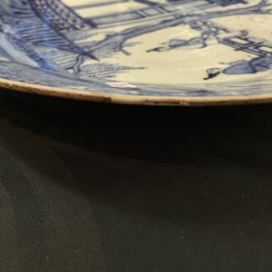 Een paar Chinese blauw-witte schotels met scène uit "De Romance van de Westelijke Kamer", Yongzheng — foto 5