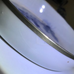 Een paar Chinese blauwwitte 'Bleu de Hue' koppen en schotels voor de Vietnamese markt, Neifu merken, 19/20e eeuw — foto 14