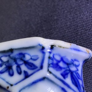 Een paar Chinese blauwwitte dekselkannen met floraal decor, Kangxi — foto 14