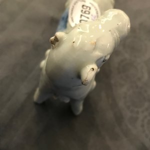 Een paar Chinese blauwwitte modellen van paarden, Qianlong — foto 12