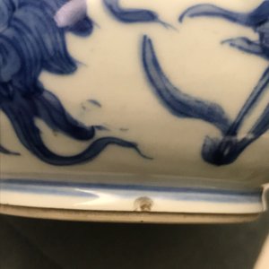 Een paar Chinese blauwwitte vazen naar Venetiaans glazen model, Kangxi — foto 14