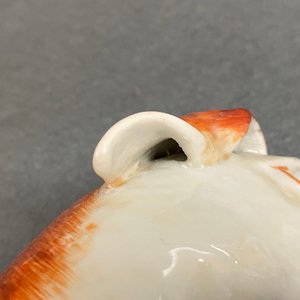 Een paar Chinese export porseleinen modellen van honden, Qianlong — foto 14