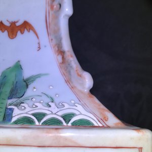 Een paar Chinese famille rose en faux marbre vazen, Qianlong — foto 43