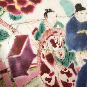 Een paar Chinese famille rose 'Romance of the Western chamber' bassins, Yongzheng — foto 8