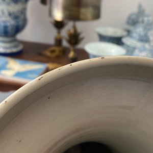 Een paar Chinese famille rose vazen met vogels bij bloesemtakken, 19e eeuw — foto 37