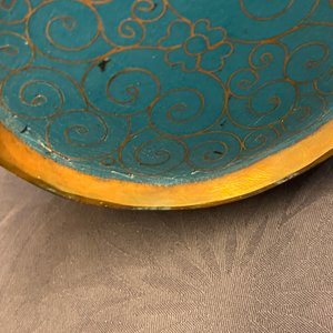 Een paar Chinese flesvormige cloisonné vazen met draken, 19e eeuw — foto 54