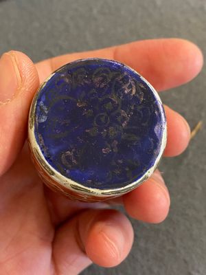 Een paar Chinese hexagonale famille verte theebussen, Kangxi — foto 23