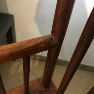 Een paar Chinese huanghuali houten stoelen, Republiek — foto 57