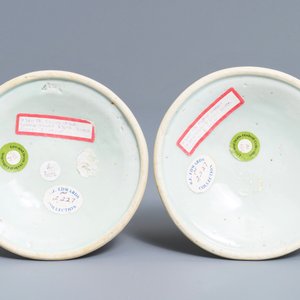 Een paar Chinese Imari-stijl kandelaars naar Europees model, Kangxi — foto 5