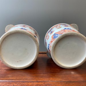 Een paar Chinese Imari-stijl koelers, Qianlong — foto 12