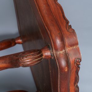 Een paar Chinese Ming-stijl houten sokkels, 18/19e eeuw — foto 11