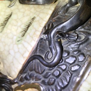 Een paar Chinese Nanking famille rose vazen met strijdersdecor, 19e eeuw — foto 10