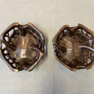 Een paar Chinese octagonale kommen met trigrammen, Tongzhi merk en periode — foto 13