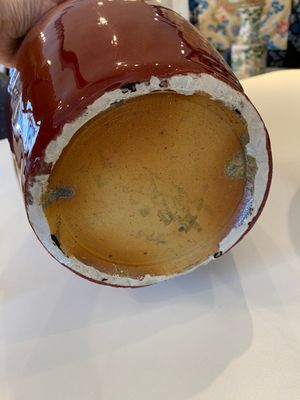 Een paar Chinese sang-de-boeuf geglazuurde dekselpotten, 19e eeuw — foto 5