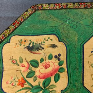Een paar Chinese waaiers met gelakte handgrepen, Canton, 19e eeuw — foto 28