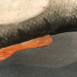 Een paar fraaie Chinese visvormige terrines met deksels, Qianlong — foto 24