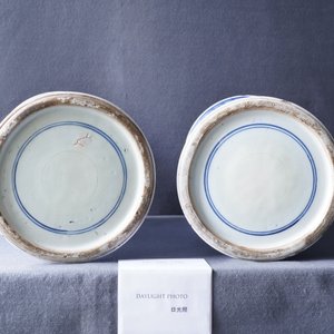 Een paar grote Chinese blauw-witte vazen met Lange Lijzen, Kangxi — foto 10
