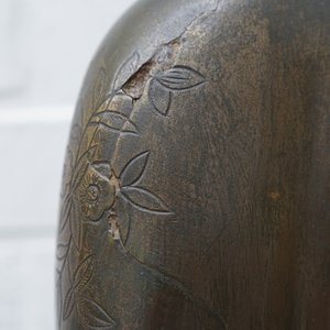 Een paar grote Chinese bronzen figuren voor de Vietnamese markt, 19e eeuw — foto 20