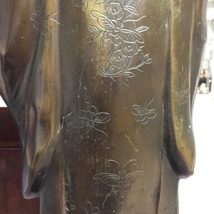 Een paar grote Chinese bronzen figuren voor de Vietnamese markt, 19e eeuw — foto 35