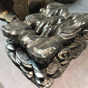 Een paar grote Chinese bronzen figuren voor de Vietnamese markt, 19e eeuw — foto 53