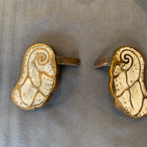 Een paar grote Chinese cloisonné modellen van olifanten, 19e eeuw — foto 21