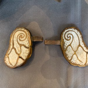 Een paar grote Chinese cloisonné modellen van olifanten, 19e eeuw — foto 22