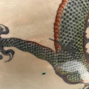 Een paar grote Chinese doucai vazen met draken, Qianlong merk, 19e eeuw — foto 19