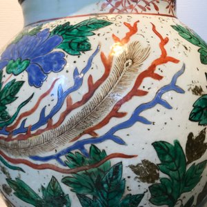 Een paar grote Chinese famille rose vazen met bronzen monturen, 19e eeuw — foto 12
