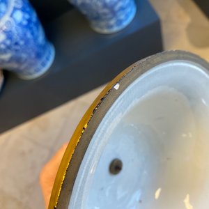 Een paar grote Franse Sèvres-stijl dekselvazen met vergulde bronzen monturen, gesign. Desprez, 19e eeuw — foto 27
