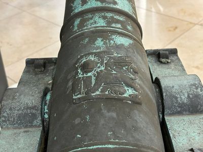Een paar Italiaanse bronzen kanonnen, Venetië, 17/18e eeuw — foto 13