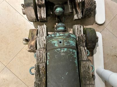 Een paar Italiaanse bronzen kanonnen, Venetië, 17/18e eeuw — foto 10