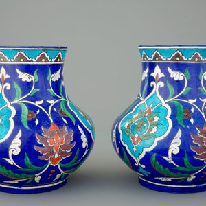 Een paar Iznik-stijl vazen, Theodore Deck, 1875-1880 — foto 2