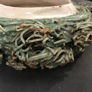 Een paar polychrome Delftse terrines in de vorm van eenden, 18e eeuw — foto 22