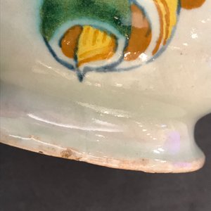 Een paar polychrome Italiaanse majolica albarelli, Deruta, 2e helft 16e eeuw — foto 11
