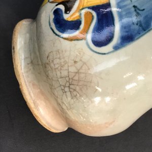 Een paar polychrome Italiaanse majolica albarelli, Deruta, 2e helft 16e eeuw — foto 19