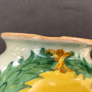 Een paar polychrome Italiaanse majolica albarelli, Deruta, 2e helft 16e eeuw — foto 7