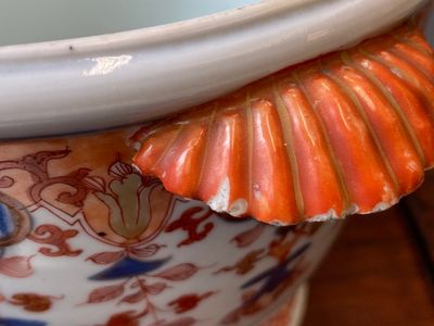 Een paar zeldzame Chinese Imari-stijl koelers, Qianlong — foto 11